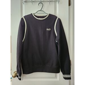 Ovadia & Sons Men's Sweatshirt‎ Pullover Crew Neck Long Sleeve Black Size S